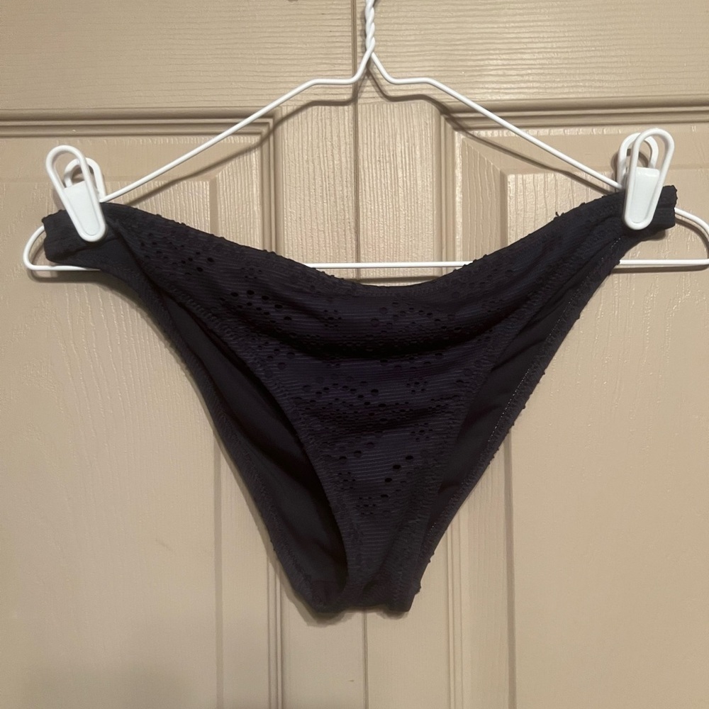 Aerie Navy Blue Cheeky Bikini Bottoms